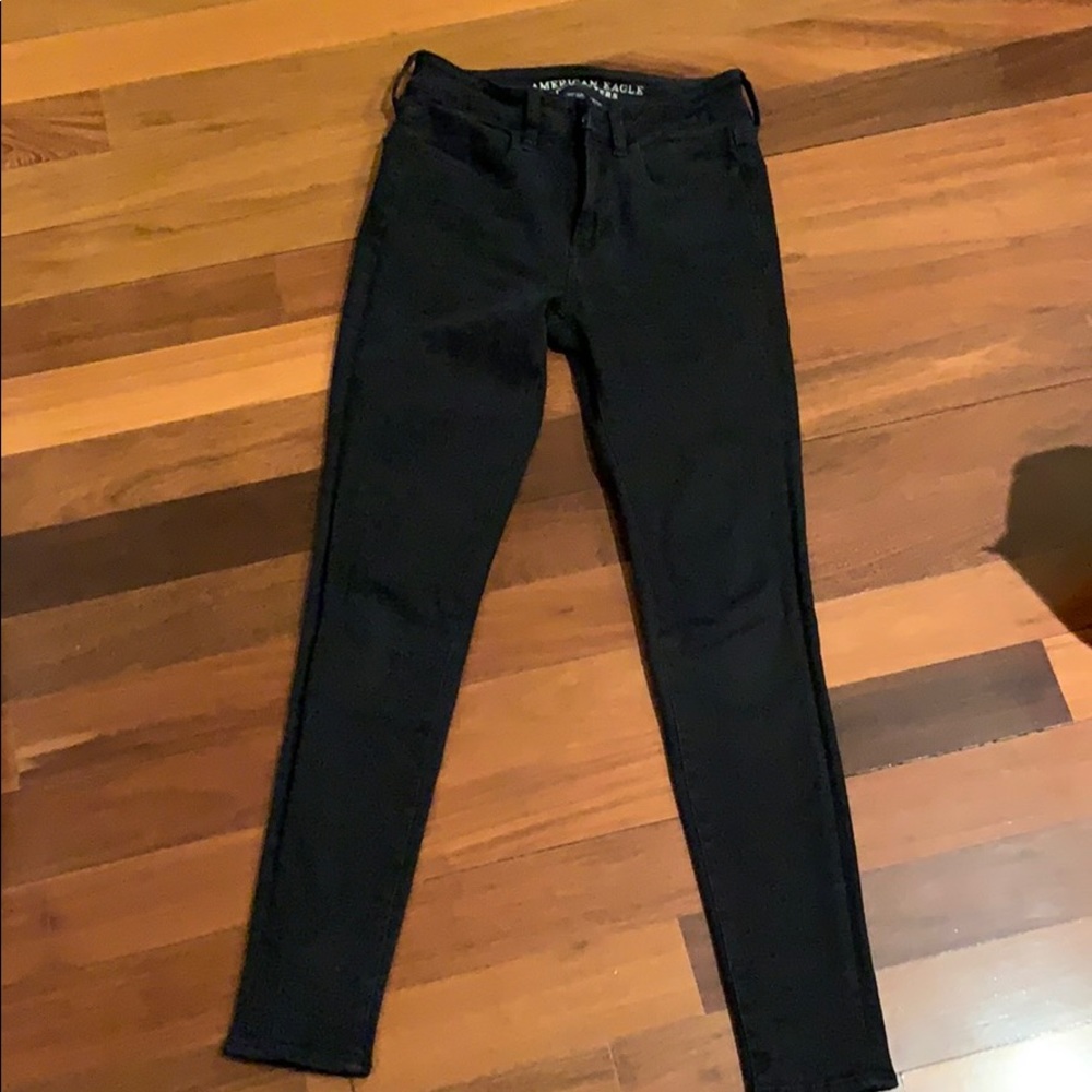 Black American eagle jeans